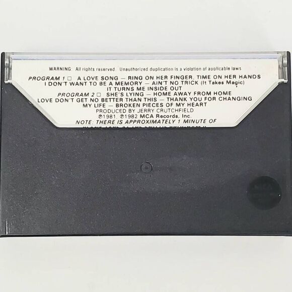 Vern Gosdin - Chiseled in Stone [Cassette Tape] CBS, 1987 - Picture 4 of 4